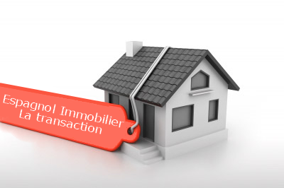 Illustration formation en Espagnol Immobilier Vocabulaire Transaction